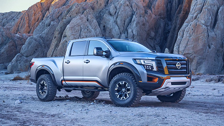 Nissan channels its inner Megazord with the Titan Warrior Concept - CNET